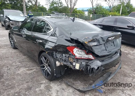 2020 Genesis G70 2.0T Rwd из США, поврежденный, VIN KMTG34LA2LU062788